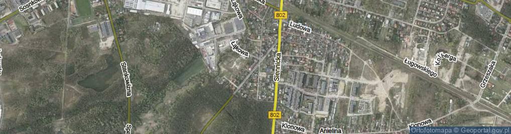 Zdjęcie satelitarne Langiewicza Mariana, gen. ul.